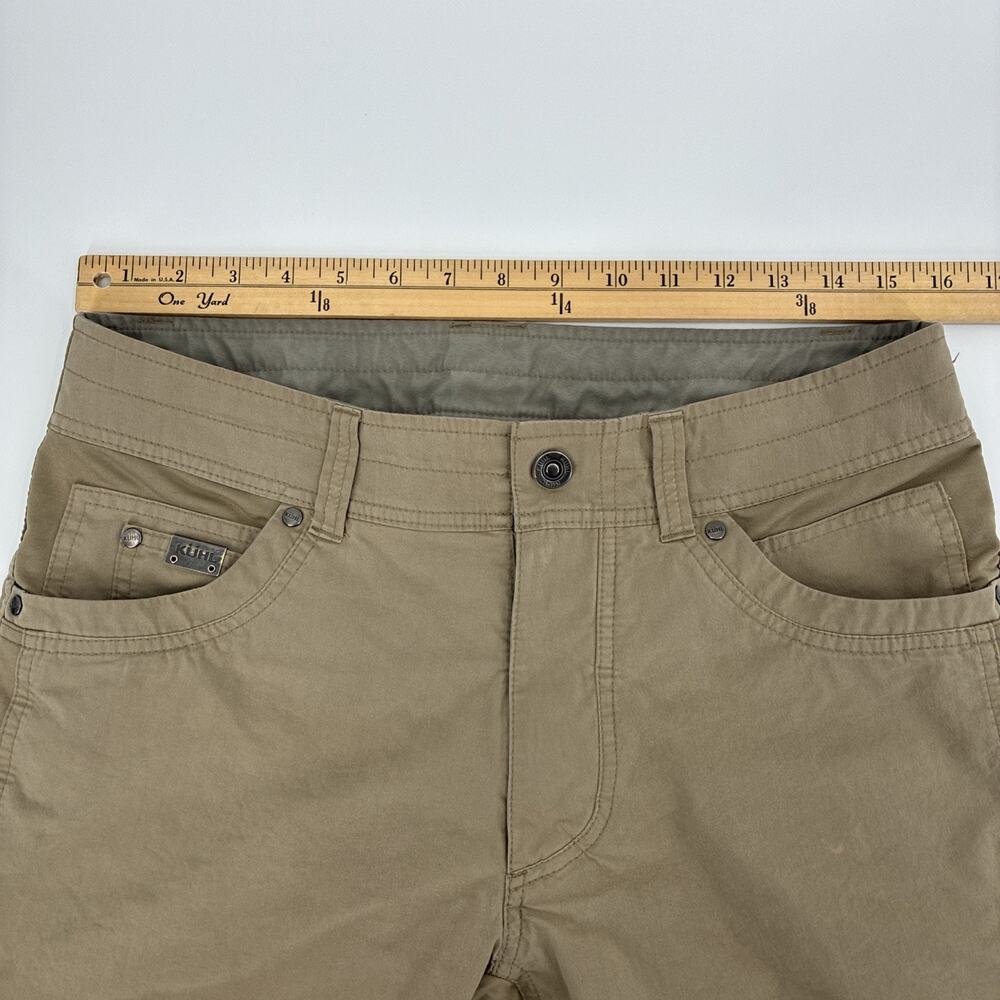 Kuhl Radikl Pants Men 32x36 Brown Stretch Outdoors Active Hike Camp (Fits 32x34) - Picture 13 of 16